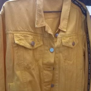 Tokyo Talkies Yellow Denim Jacket (XL)