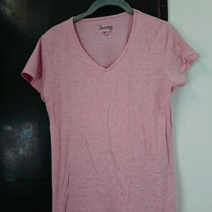 V Neck Cotton T Shirt