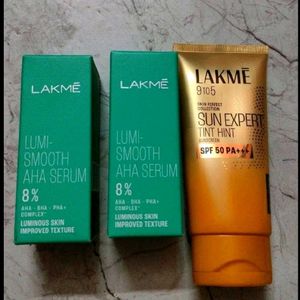 Face Serum & Sunscreen