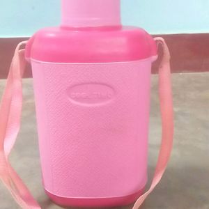 Pink Coloured Water Bottle