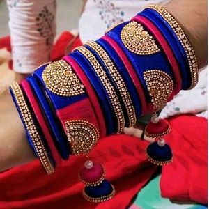 Bridal Therad Bangal Set