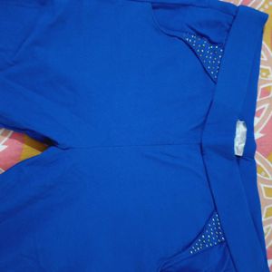 New Stretchable Pant 26-28-30 It Fits (Royal Blue)