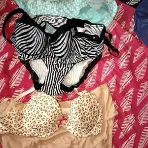 ❤️3 Sexy Stylish Lingerie Set (3Panty+ 3Bra )