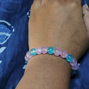 Lavender Blue Bracelet | Glass Beads Bracele