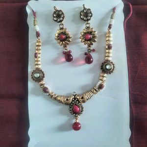 Golden Jewellery Set