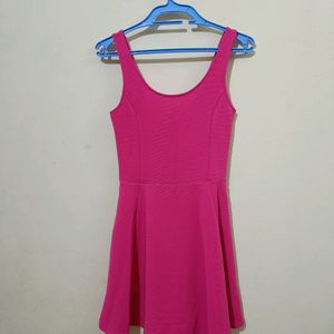 H&M Divided Pink Skater Dress