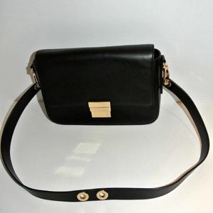 Michael Kors Black Flap Cross Body Bag