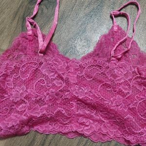 Pink Hot Net Bra