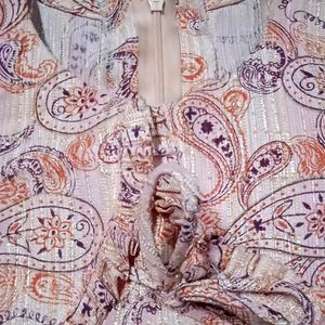 Y2k Vintage Pinterest Aesthetic Peach Colour Dress