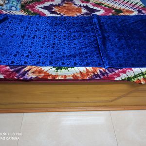 Brand New Royal Blue Colour Velvet Stole/dupatta