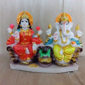 Laxmi Ganesh Idol For Home Decor IN Temple Diwali