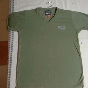 Olive Colour T-shirt For Boy