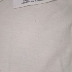 Hand Printed White T-shirt