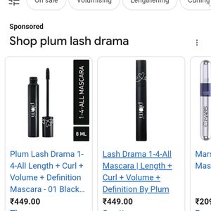 Plum Lash Drama 1-4-all Mascara 01 Black