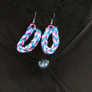 Multicolor Handmade Rubber Earings