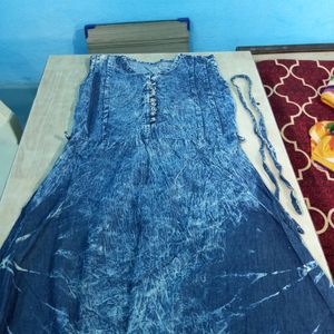 Denim One Piece Dress