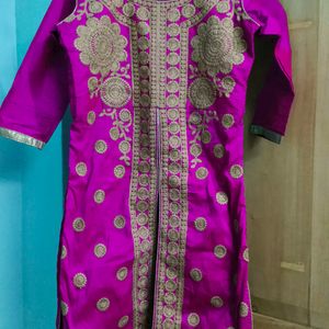 Pink Kurta With Dupatta