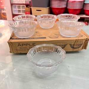 6 Pcs Glass Bowl Set