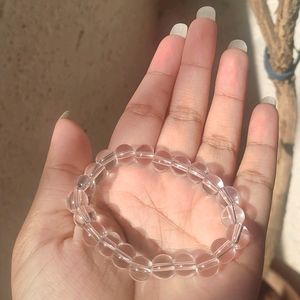 Clear Beaded Bracelet