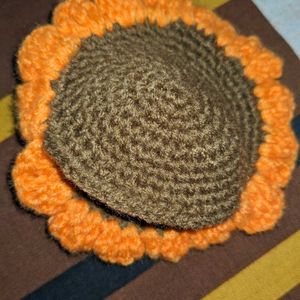 Crochet Handmade Sunflower Coin Purse