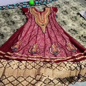 Net Anarkali Top Used Once