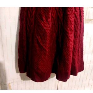 Woolen Sweater Dress For women's