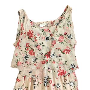 Florals Print Cottage Core Dress