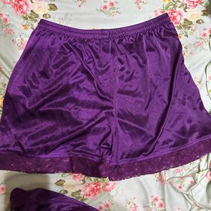 Satin Night Wears New - Set Of 4