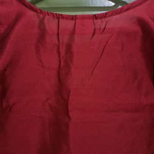 Maroon Kurti