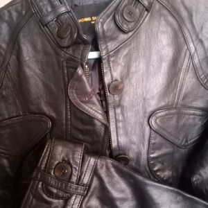 Original Leather Black Wild Smart Jacket ❤