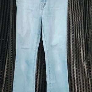 blue High Waist Jeans