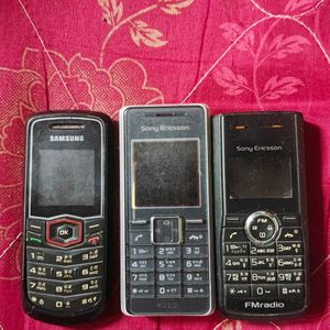 2 Sony ericsson And 1 Samsung Working