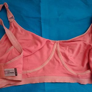 Coral Thick Strap Bra