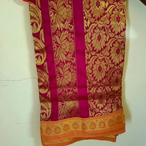 Maroon Color Silk Saree