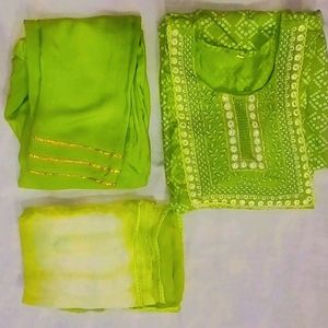 DHANI NAYRA CUT KURTA PANT SET WITHOUT DUPATTA