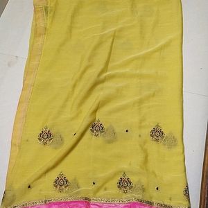 Yellow Saree 5