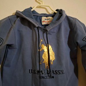 Dark Blue Comfortable Hoodie