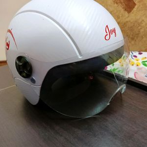 Steelbird White Helmet For Women 🤍⛑️