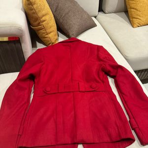 Red Blazer Women Unused With Tag