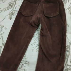 Velvet Pant For Baby Girl 6 To 12 Months