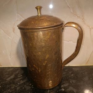 Pure Copper Handmade Hammered Water Jug