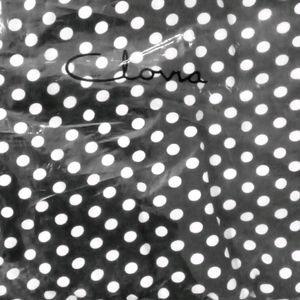 Polka Dot Black  Short Nightdress