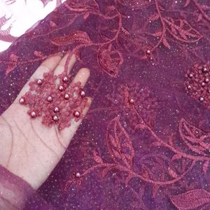 Burgundy/Wine Color Fabric