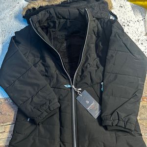 Brand new womens fur black jacket