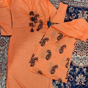 Embroidery Plazo Kurti Suite..