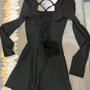 Mini Black Playsuit