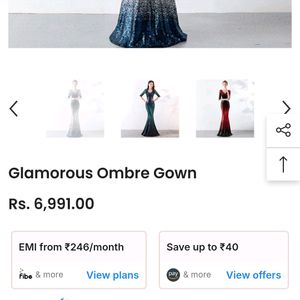 Everlaine Glamorous Ombre Gown