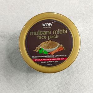 Wow Multani Mitti Face Pack