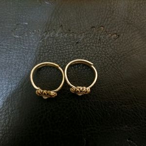 TEEJH FLORAL TOE RING