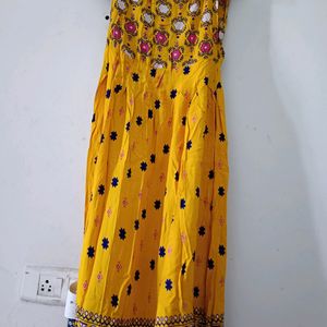 Cotton Printed Women Gown